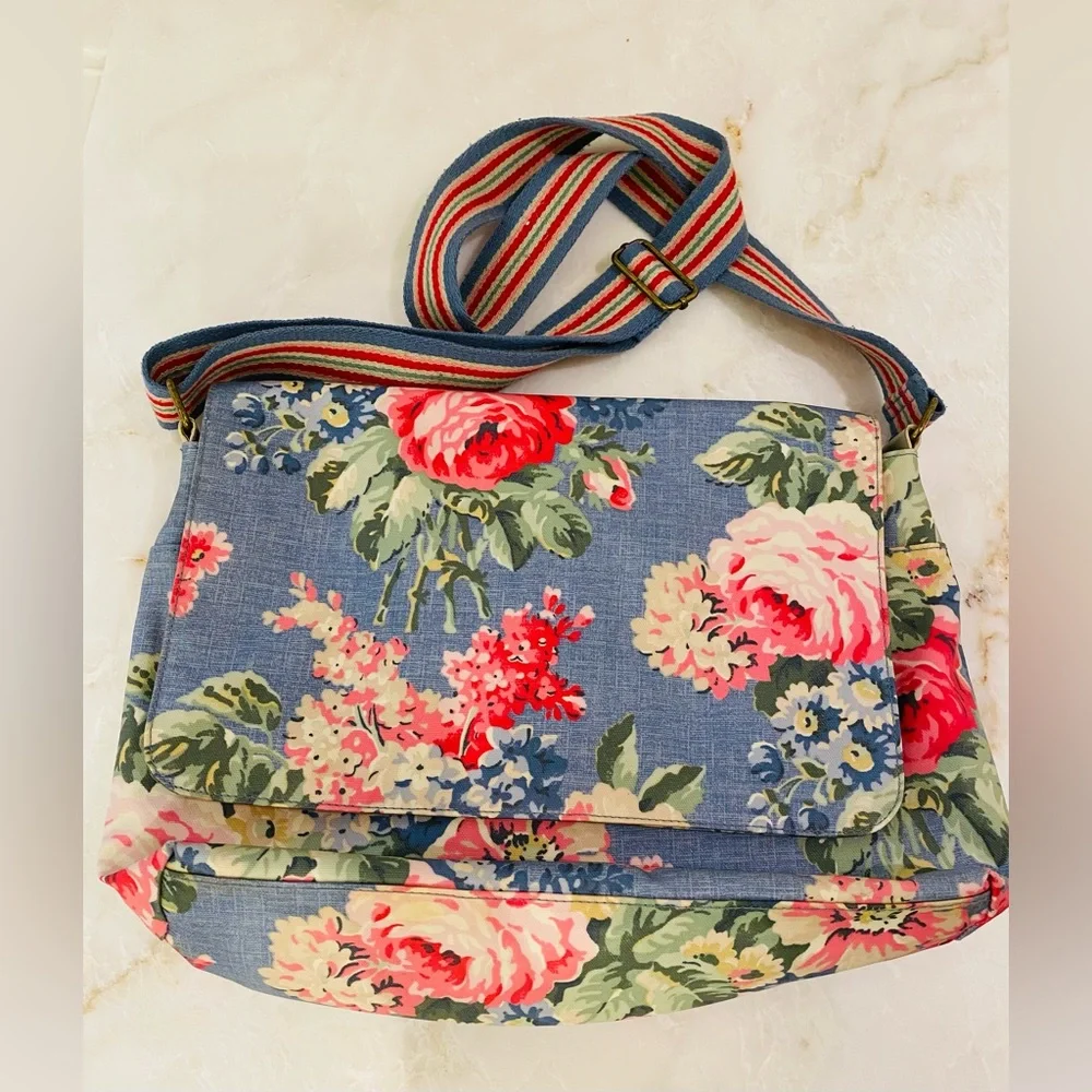 Cath Kidston biker Bag in Bloomsbury Print - Picture 7 of 12